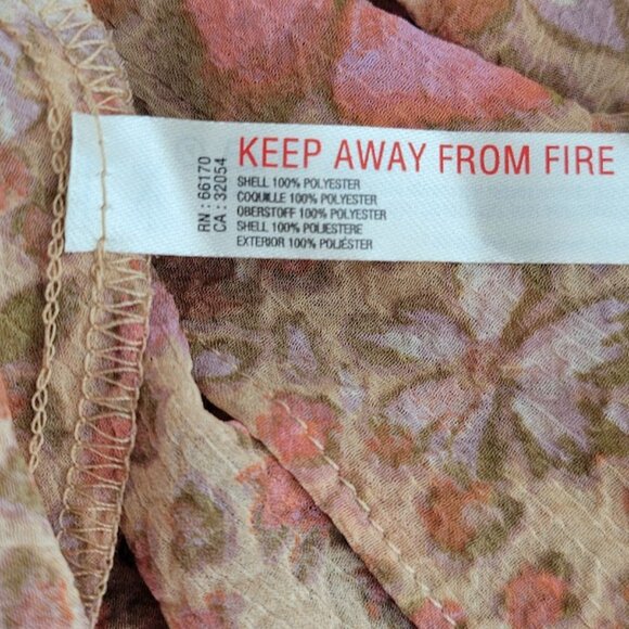 Free People Asymmetrical Skirt in Pink Floral - Picture 8 of 9